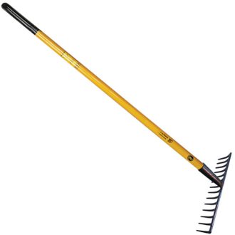 Gereblye 14 fogú sárga nyéllel