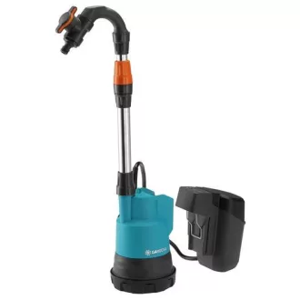   Gardena 2000/2 18V P4A akkumulátoros hordóürítő szivattyú - akkumulátor nélkül