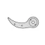 Felco ellenpenge szegeccsel 2/4