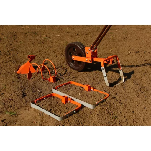 Kézi talajművelő tolókapa - 20cm széles adapterrel