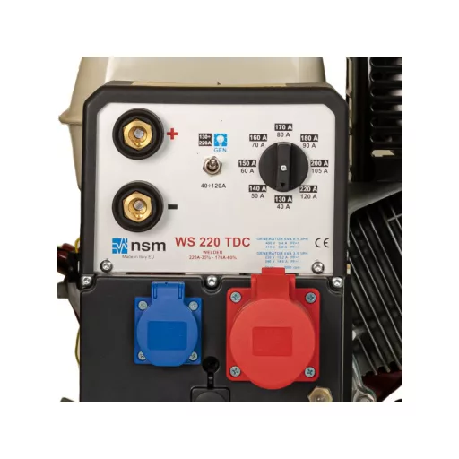 WAGT 220 DC HSB hegesztő áramfejlesztő 4 mm-es elektródáig (HONDA GX390)