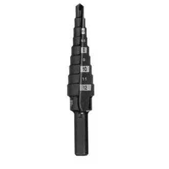 Milwaukee Lépcsős fémfúrószár 4-12 mm