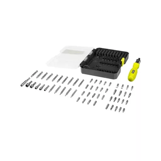 Ryobi 59 db-os csavarozó bit készlet csavarhúzóval RAK59SD