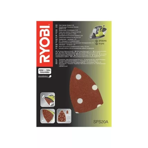 Ryobi SPS20A deltacsiszolópapír készlet