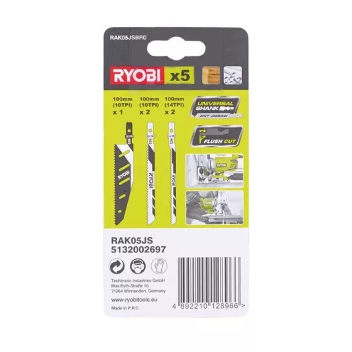 Ryobi RAK05JSBFC dekopírfűrészlap készlet