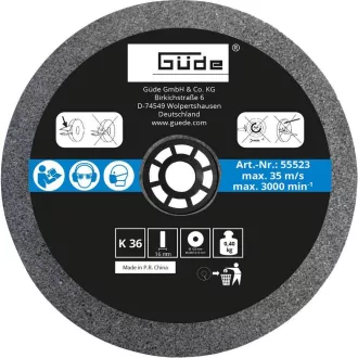 Güde Köszörűkorong 125x16x20 mm K36
