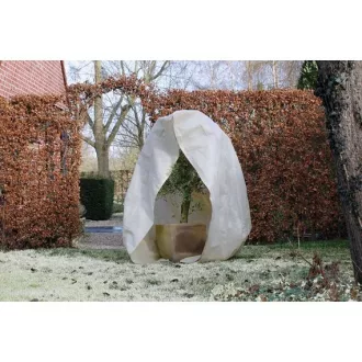 Téli takarófólia zipzárral bézs 200 x 236cm
