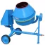 AGRO-WIKT BWA260 betonkeverő 260/150 liter, 230V