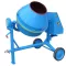 AGRO-WIKT BWA320 betonkeverő 320/200 liter, 230V