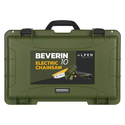 Alpen Beverin 10 NAKED by FELCO akkumulátoros ágvágó láncfűrész, akkumulátor nélkül kofferben