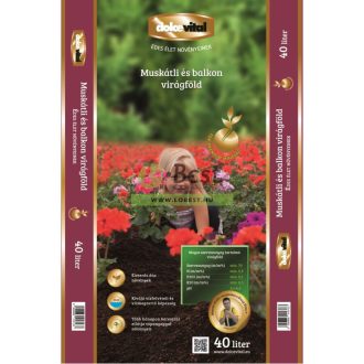   Dolce Vital - Osmocote tartalmú, Top Prémium minőségű muskátli földkeverék 20 l