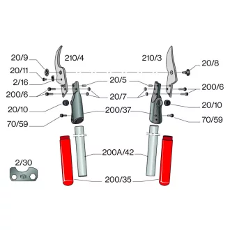 Felco 210A-60 ágvágó olló
