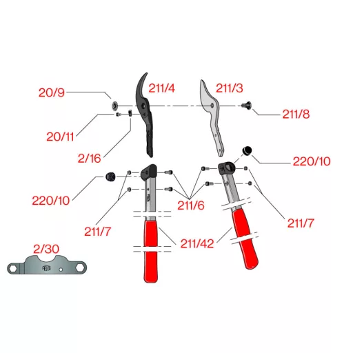 Felco 211-60 ágvágó olló