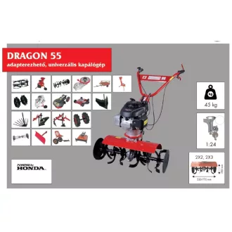 KF Dragon 55 benzines kapálógép