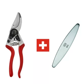 Felco 8 metszőolló + Felco 903 gyémánt fenőkő