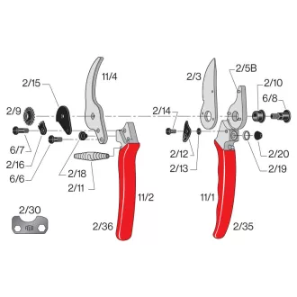 Felco 11 metszőolló + Felco 905 többfunkciós élező