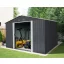 Riwall RMSA 8x10 fém kerti tároló 3 x 2,4 m - antracit